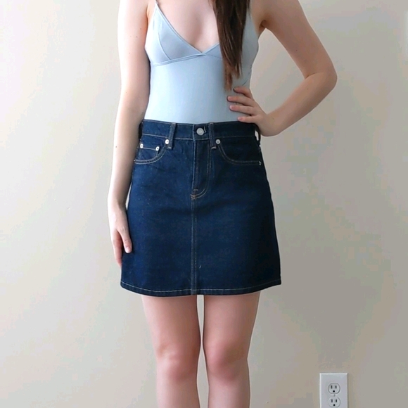 Denim Mini Skirt - Picture 1 of 5